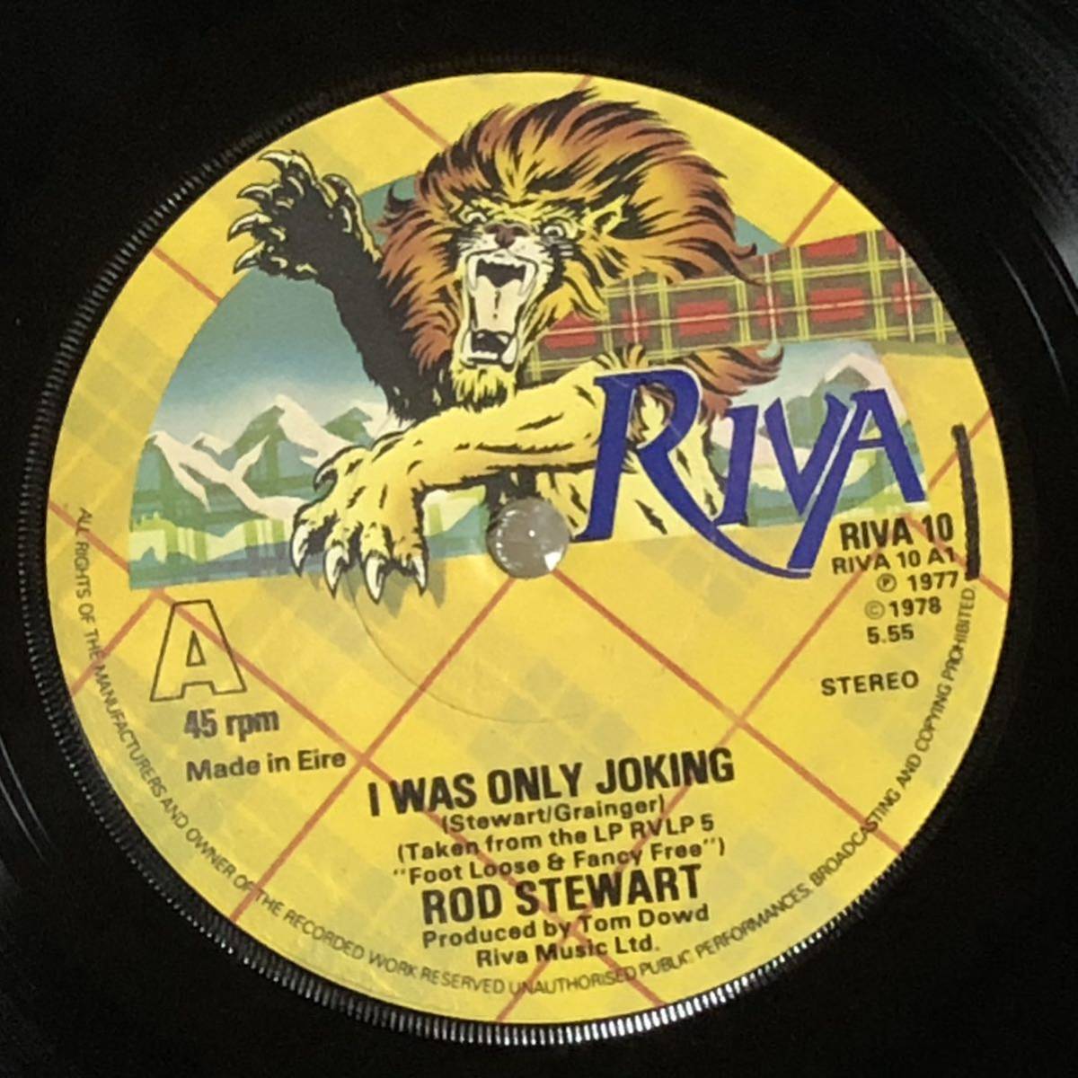 Rod Stewart / Hot Legs Eire Orig 7' Single_画像3