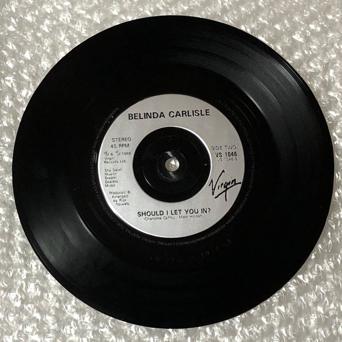 Belinda Carlisle / I Get Weak UK Orig 7' Single の画像6