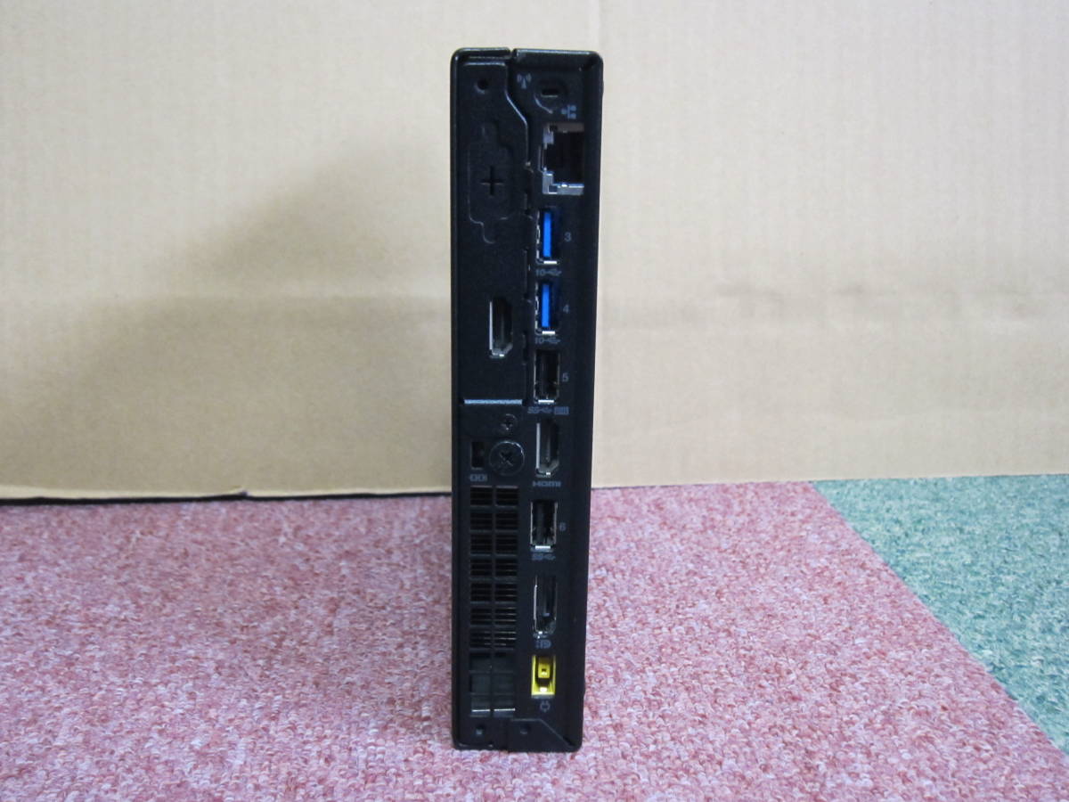 ⑥Lenovo ThinkCentre M720q 10T8-S00K00 中古 Win10Pro/Core i5 8500T/8GB/SSD M.2 NVMe 256GB 小型PC_画像2