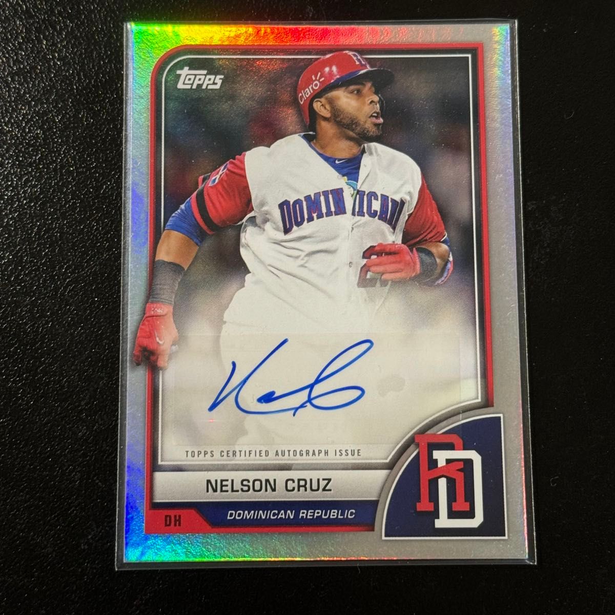 2023 TOPPS WBC Nelson Cruz Auto Dominican 直筆サイン San Diego Padres