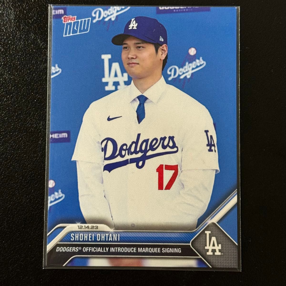 Topps Now 大谷翔平 ドジャース 入団会見 2023 DEBUT RC SIGNED Dodgers