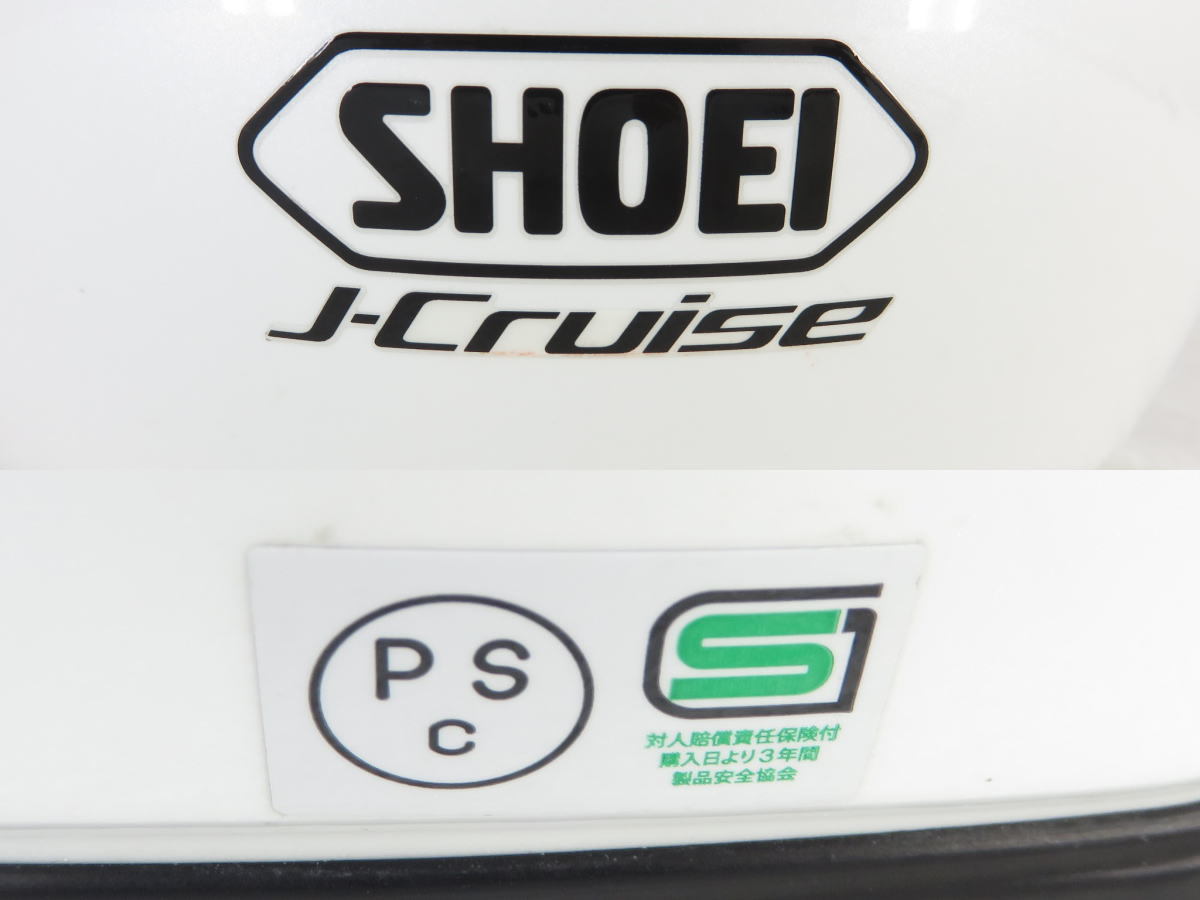 ■SHOEI/ショーエイ■ヘルメット■オープンフェイス■ジェットヘルメット■J-Cruise■XL■61㎝■現状■_画像6