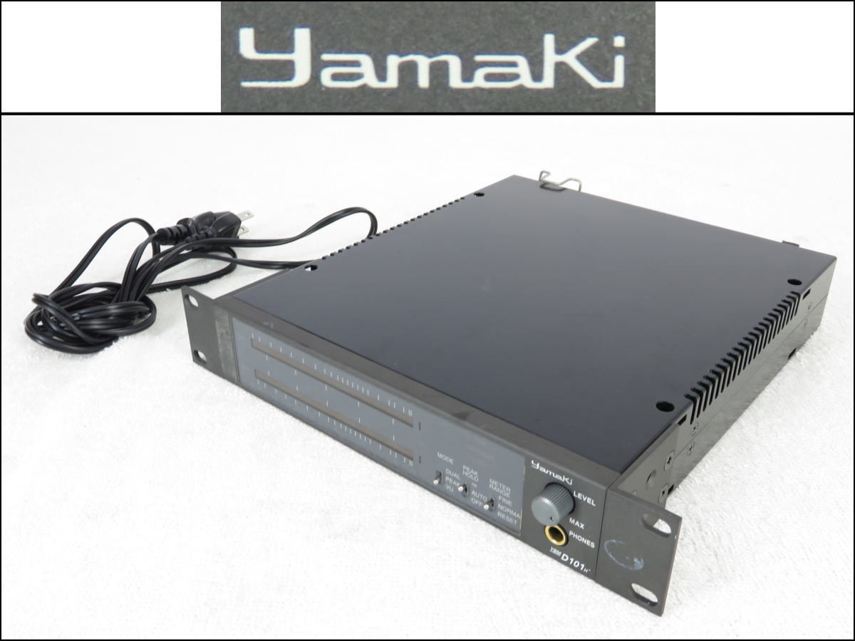 ■②■YAMAKI/ヤマキ■デジタルオーディオレベルメーター■YBM-D101H■現状■の画像1