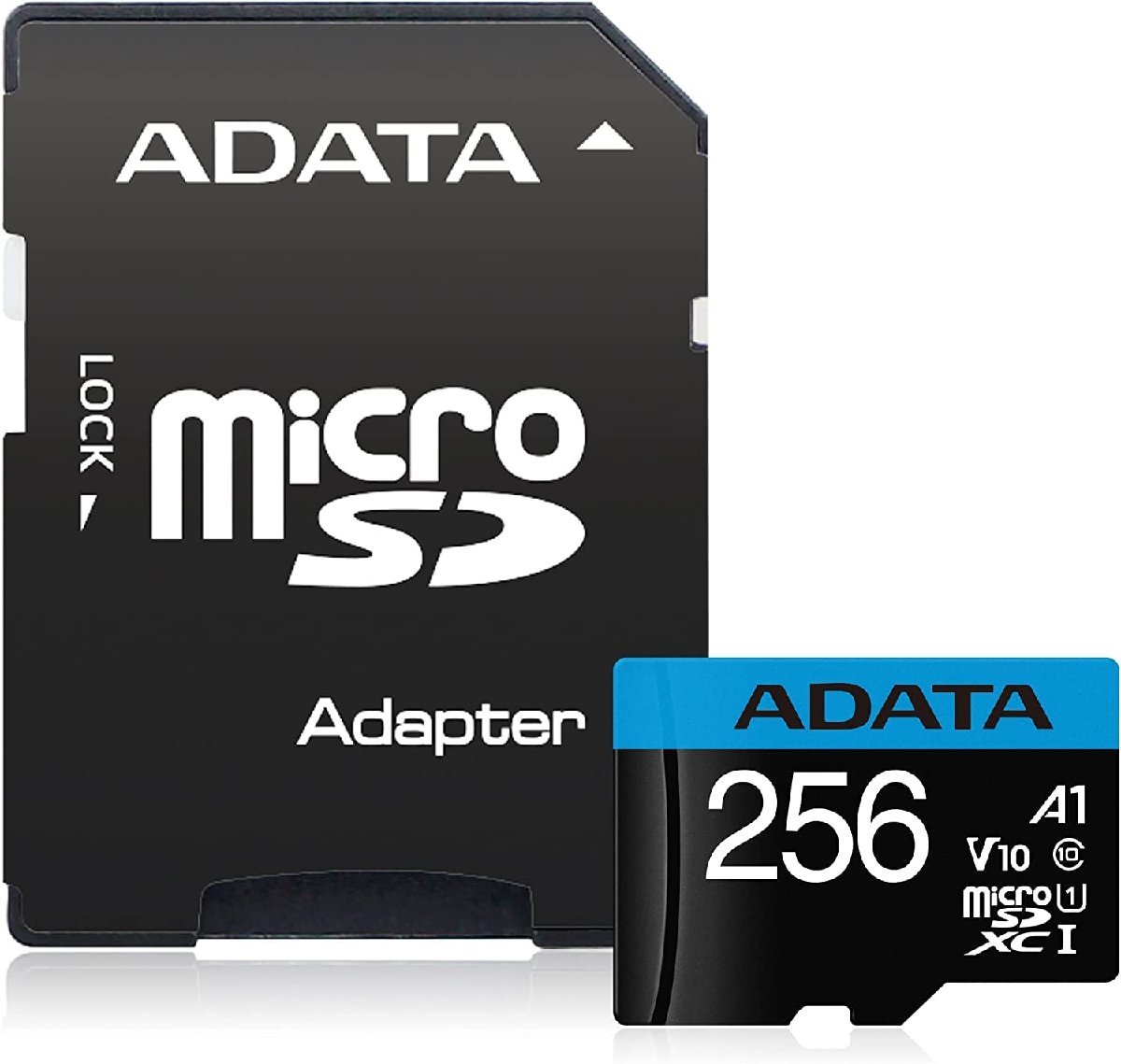 送料無料★ADATA microSDカード256GBmicroSDXC UHS-I CLASS10 A1 SD変換アダプター付属_画像2