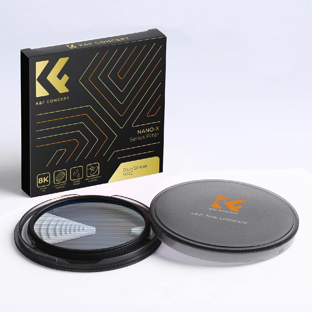 送料無料★K&F Concept ブルーストリークフィルター 28層コーティング 防カビ 撥水撥油 擦り傷防止 62mm_画像8