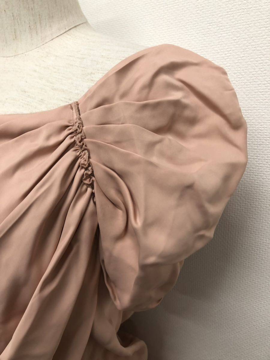【PRADA】プラダ★ワンピース ドレス アシンメトリー サイズ40 イタリア製 ピンク01_画像5