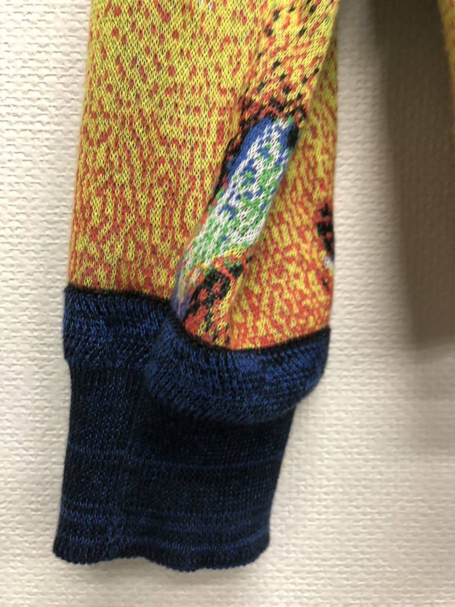 [hatra] - тигр * свитер вязаный хлопок трикотажный джемпер с длинным рукавом общий рисунок многоцветный размер 2 01