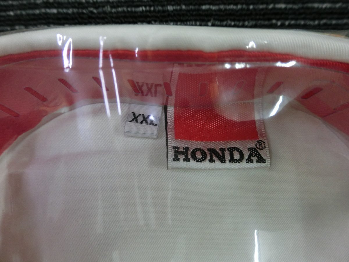 未使用品 ホンダ HONDA 刺繍ロゴ シャツ ワークシャツ 半袖 サイズ: XXL HONDA Racing 管理No.40141_画像2