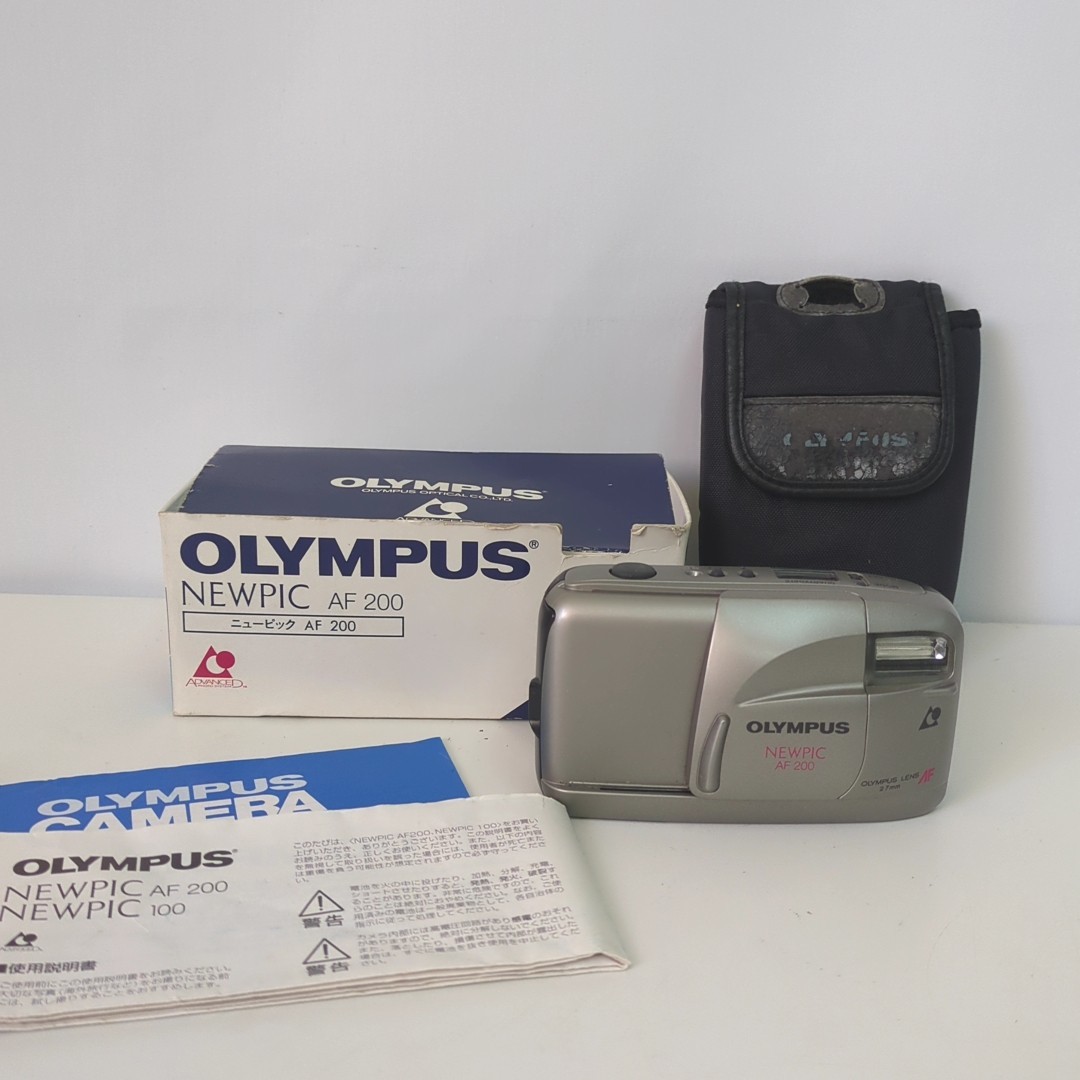 【動作未確認】OLYMPUS オリンパス NEWPIC AF200 コンパクトフィルムカメラ T0112_画像1