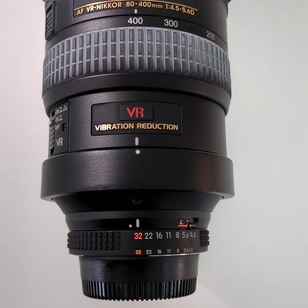 【防湿保管】Nikon ニコン レンズ AF VR-NIKKOR 80-400mm 1:4.5-5.6D 動作品　15_画像5