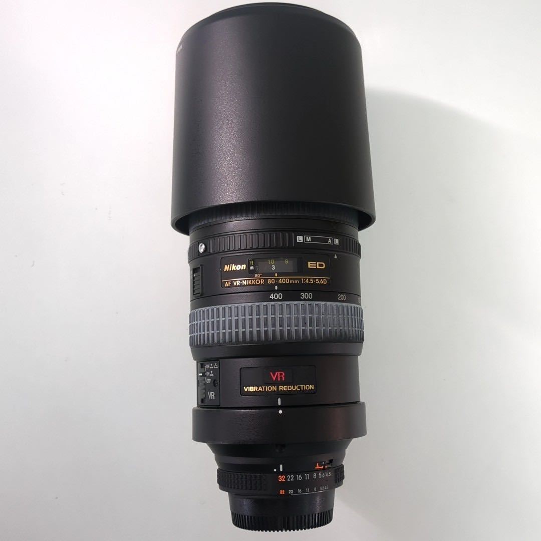 【防湿保管】Nikon ニコン レンズ AF VR-NIKKOR 80-400mm 1:4.5-5.6D 動作品　15_画像3