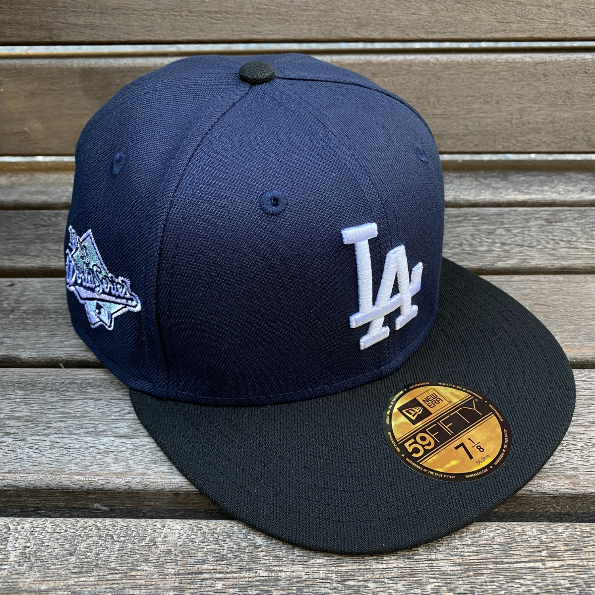 USA正規品 【7.1/4】 NEWERA ニューエラ 59FIFTY ロサンゼルス ドジャース LA Dodgers 限定　2トーン 紺 黒 Night Scape 大谷翔平 (15-35)