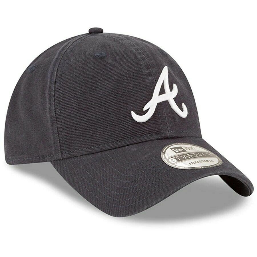 USA正規品 NEWERA ニューエラ 9Twenty ストラップバックキャップ MLB アトランタ ブレーブス Atlanta Braves 紺 ROAD メジャーリーグの画像3