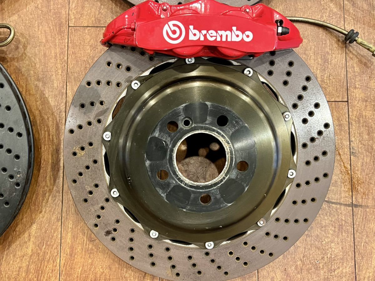 ベンツ　ブレンボ　F380mm 6pot R380mm 4pot W212 W204等に　キャリパー ブレーキローター brembo 前後セット_画像4