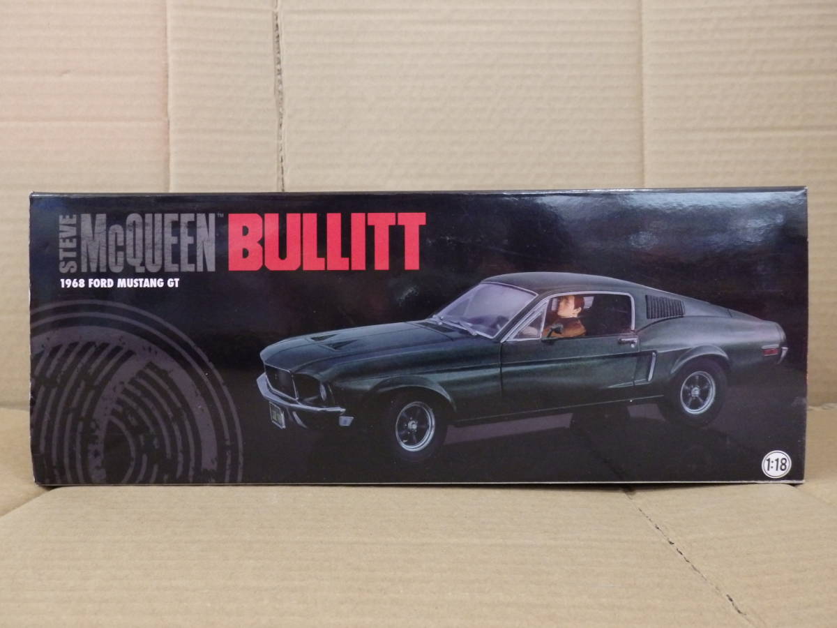 Bullitt 1968 フォード マスタング GT ファストバック ブリット グリーンライト 1/18 スケール スティーブ・マックイーン_画像2