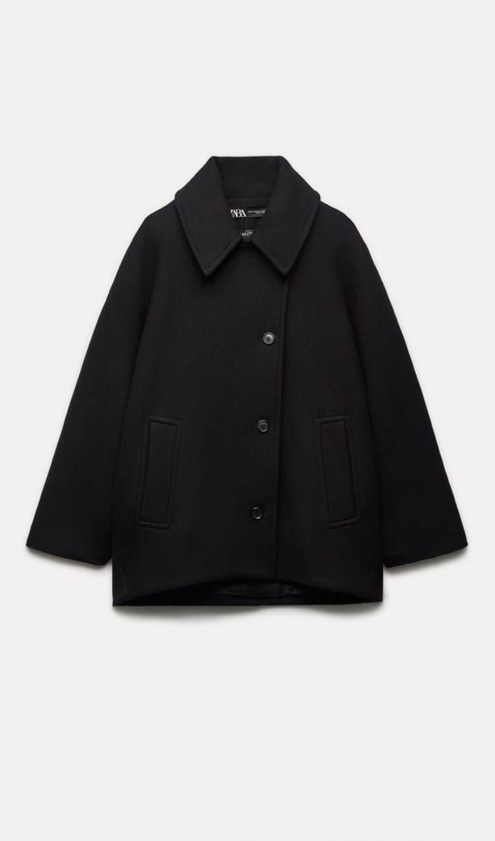 ZARA ZW COLLECTION クロップド MANTECO ウールコート|Yahoo ZARA ZW COLLECTION クロップド MANTECO ウールコート|Yahoo