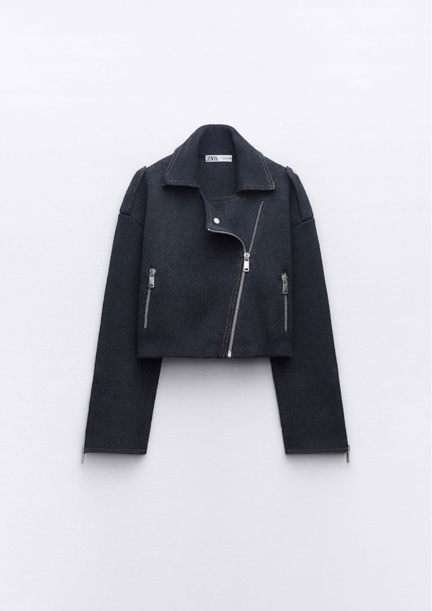 ZARA ニットライダースジャケット 新品 タグ付き|Yahoo!フリマ ZARA ニットライダースジャケット 新品 タグ付き|Yahoo!フリマ