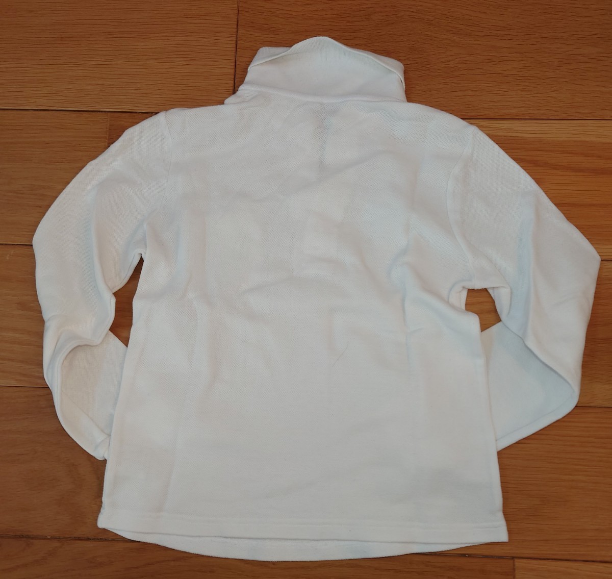 西松屋　襟付き長袖シャツ　ホワイト　サイズ140_画像3