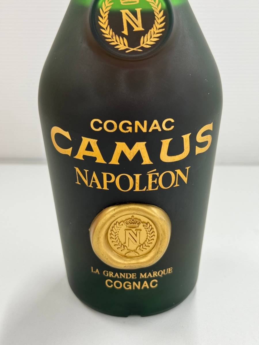 ★お酒2本セット COGNAC CAMUS NAPOLEON コニャック カミュ ナポレオン ブランデー 700ml 40％ 液漏れあり【古酒・未開封】箱付き_画像8