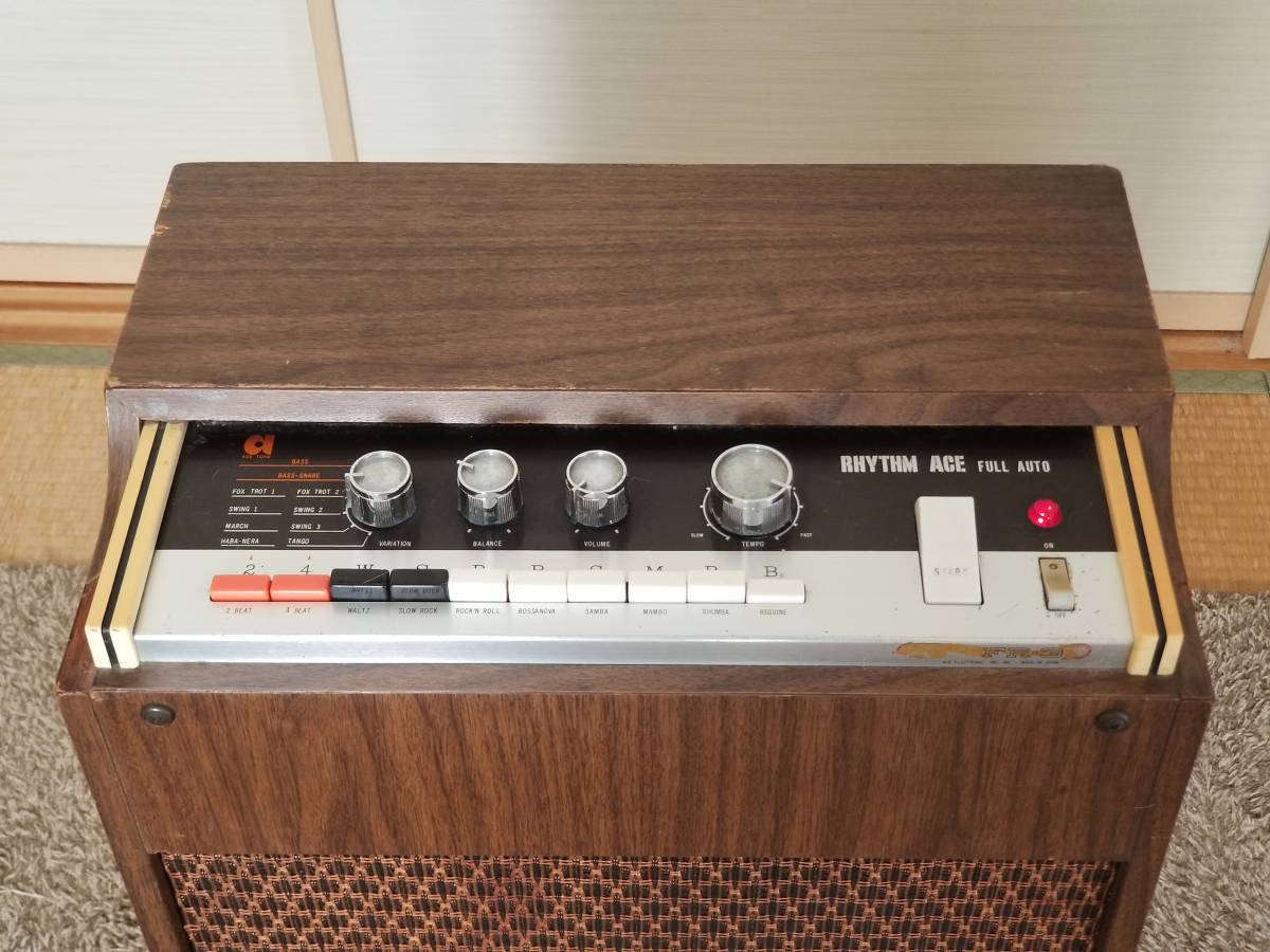Yahoo!オークション - ACE TONE FR-30 アナログ ドラムマシン レア1970...