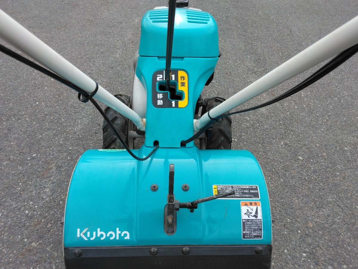 引取り限定 クボタ TR300 菜ビ ナビ NAVI 3馬力 耕うん機 管理機 耕運機 家庭菜園 滋賀発 中古_画像7