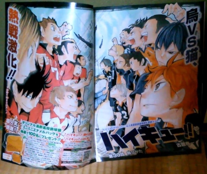  scraps only Haikyu!! old . spring one cover 4 sheets volume head 9 sheets center color 17 sheets see opening 6 sheets sheets number is rough estimate anime . packing ending shipping is 7 day within 