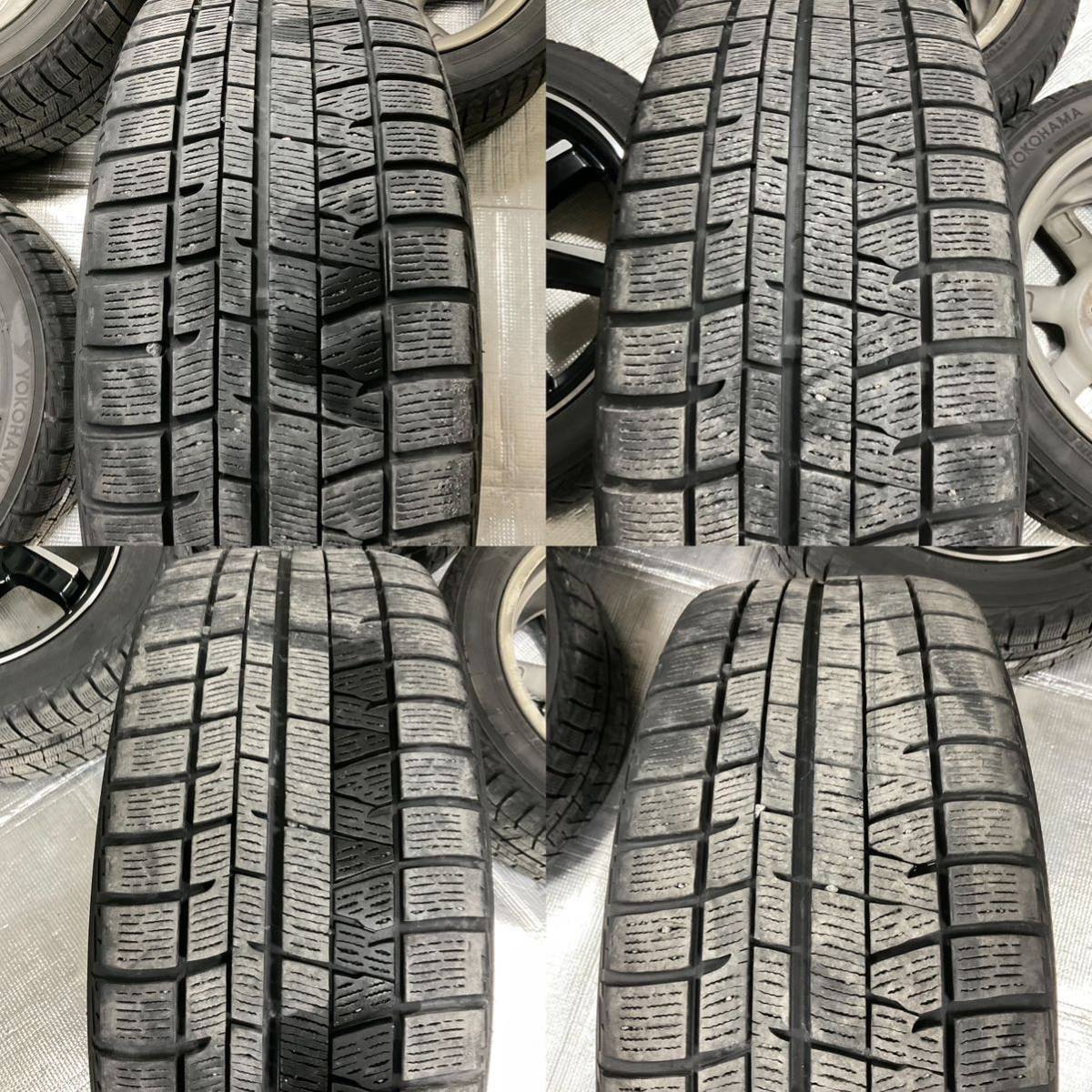 スバル 純正レヴォーグ VM4 17インチ ヨコハマ アイスガード iG50 215/50R17 2017年式 スタッドレスタイヤ ホイール 4本セット 中古品_画像10