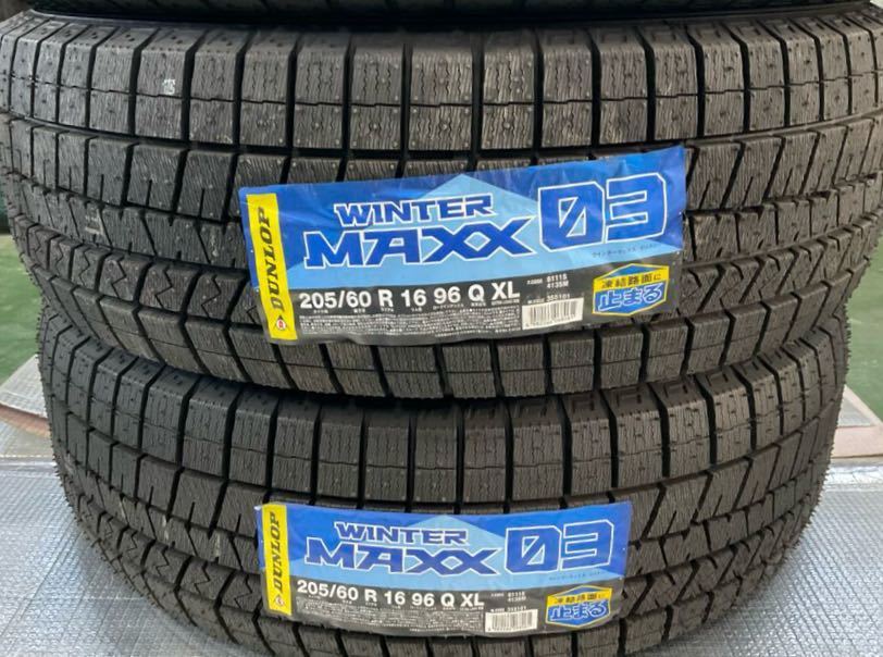 ダンロップ　ウインターマックスWM03 205/60R16 4本　2022年　未使用　送料無料_画像3