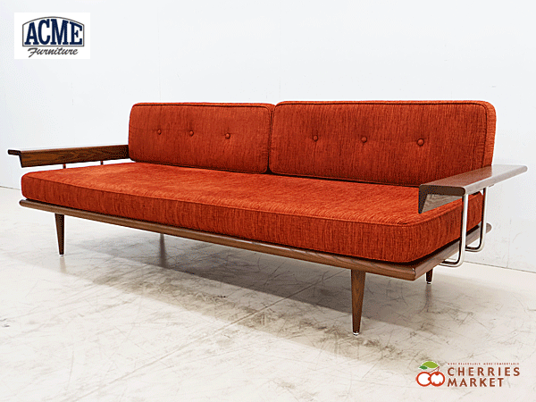 ◆展示品◆ ACME Furniture アクメ ファニチャー CARDIFF SOFA カーディフ 3Pソファ/3人掛けソファ 30万_画像2