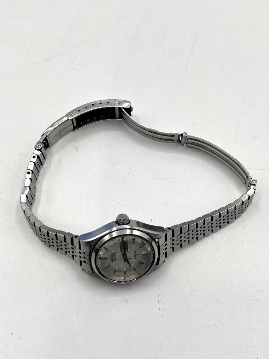 稼動 】SEIKO セイコー 自動巻き 腕時計 シルバー文字盤 21石 稼動 】SEIKO セイコー 自動巻き 腕時計 シルバー文字盤 21石