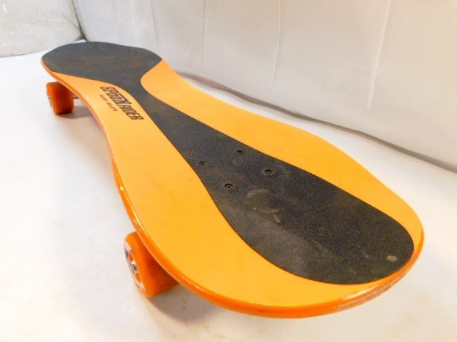 Y519★SPOON RIDER/スケボー/SURFx SKATE/スプーンライダー/くねくねスケートボード/オレンジ系/長さ約76cm/送料1200円〜_画像3