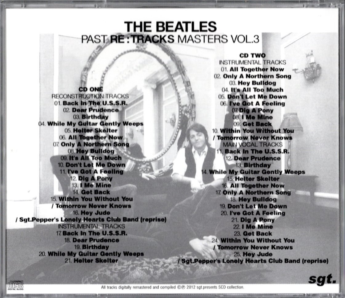 7CD【PAST RE:TRACKS MASTERS VOL.1-3（2012年）】&【John Lennon Christmas】Beatles ビートルズ_画像9