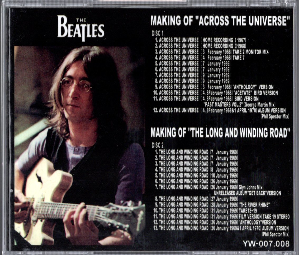 2CD【MAKING OF ACROSS THE LONG AND WINDING ROAD（1998年製）】Beatles ビートルズ_画像2