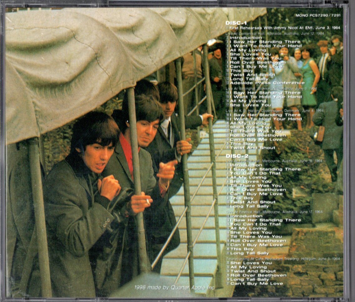 2CD【（Quarter Apple）BEATLES WITH JIMMY NICOL 1964（Japan 1998年）】Beatles ビートルズ_画像2