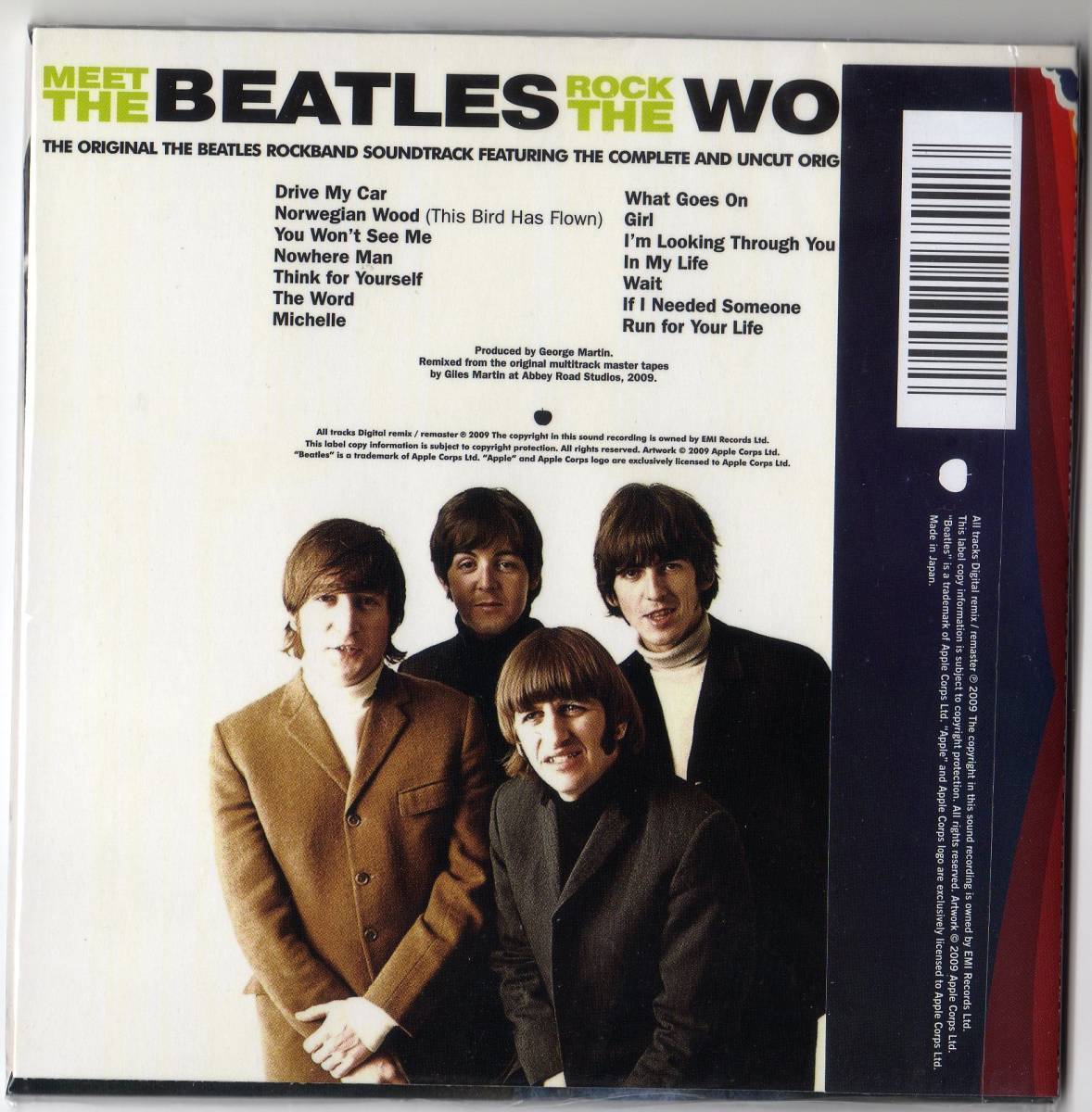 紙ジャケット CD【（未開封・初回限定）Rock Band Rubber Soul 】 Beatles ビートルズ_画像2