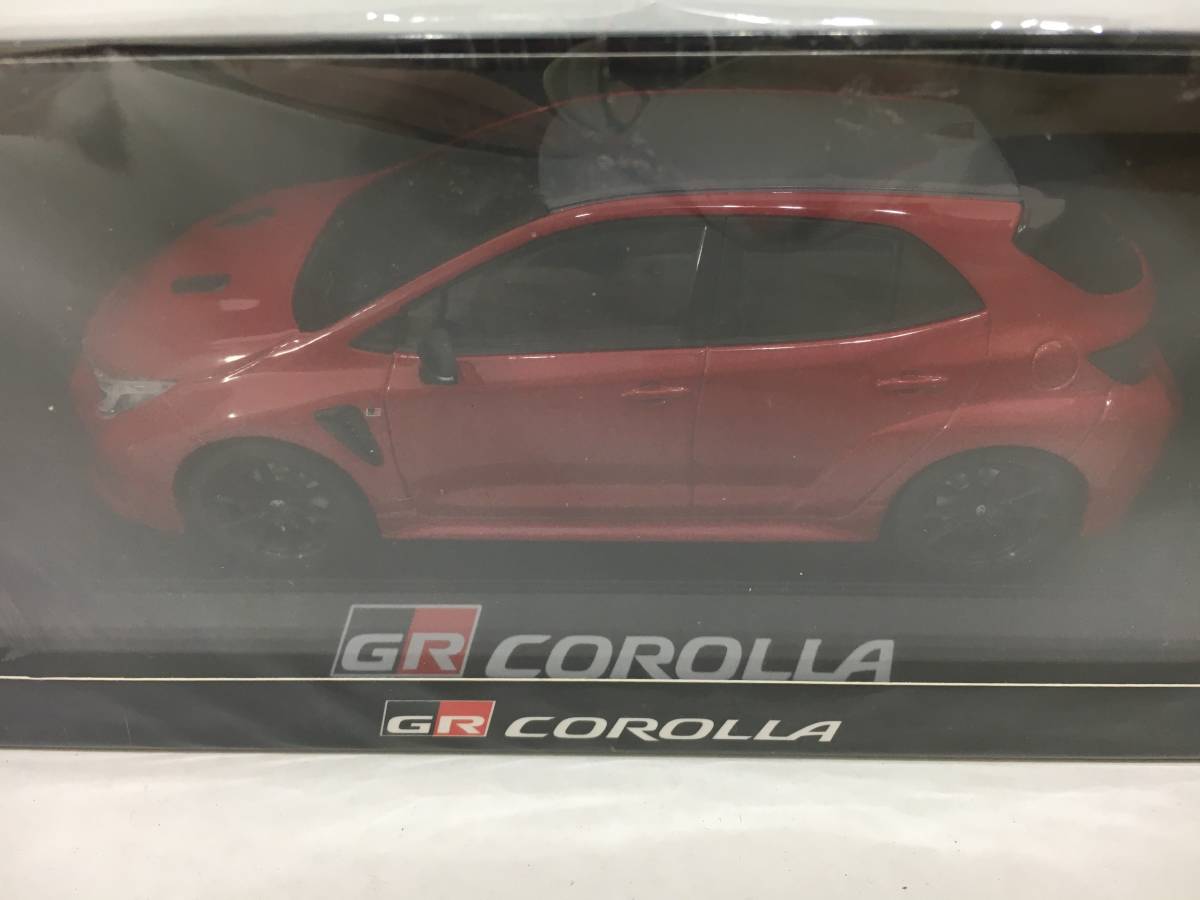 S074[06]8(ミニカー) 未開封 TOYOTA GAZOO Racing COROLLA 1/30スケール GRカローラ レッド ダイキャスト製 1/10S出品_画像2