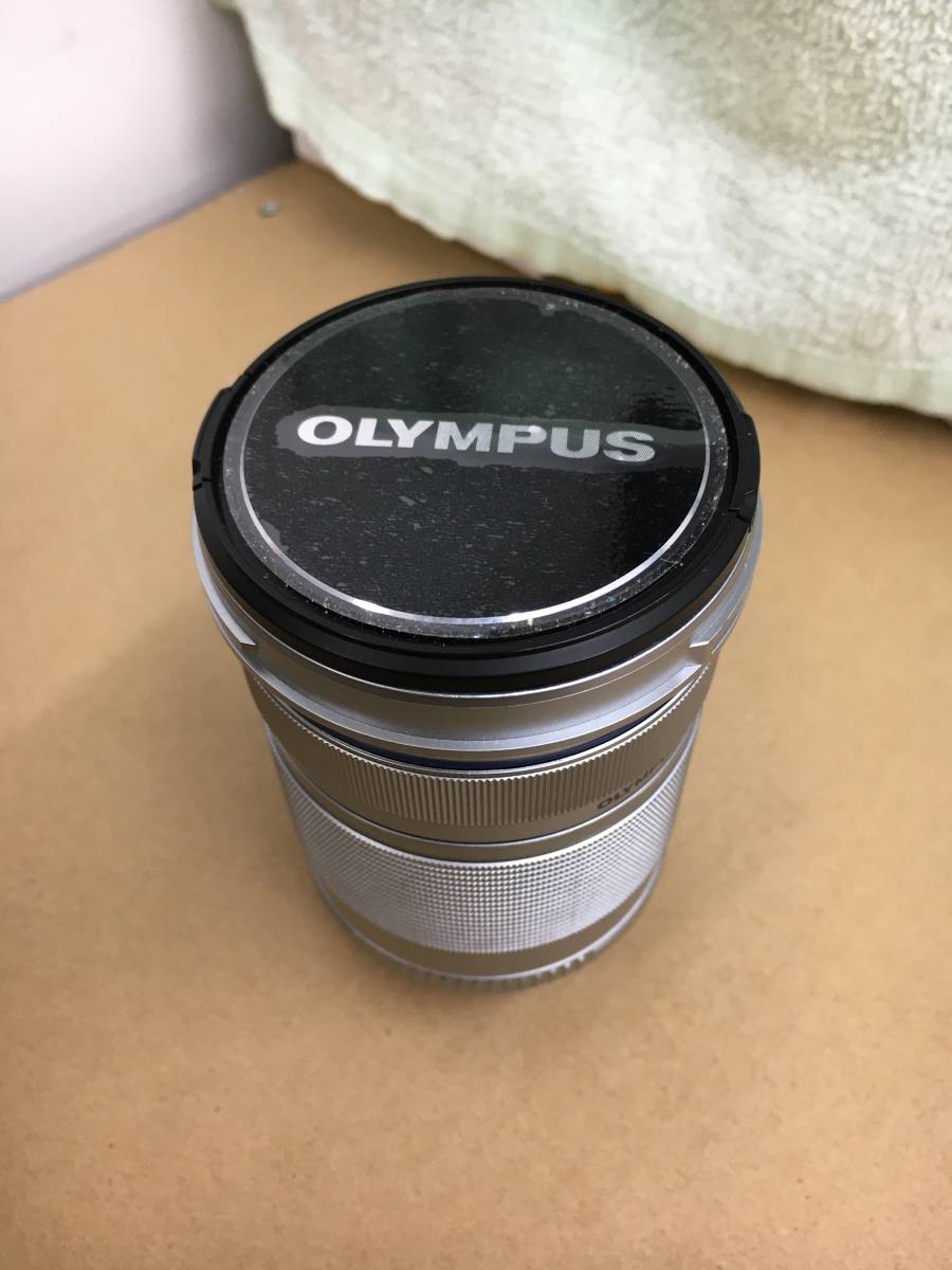 S106[06]43(カメラ用レンズ) 中古 OLYMPUS/オリンパス M.ZUIKO DIGITAL 40-150㎜ 1:4-5.6 R ED MSC望遠レンズ 1/17S出品_保護シート貼ってあります