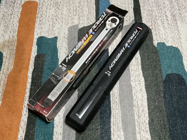 E-Value ETR4-200 プレセット型トルクレンチ 差込角 12.7mm (1/2インチ) 40～200N・m 藤原産業_画像1