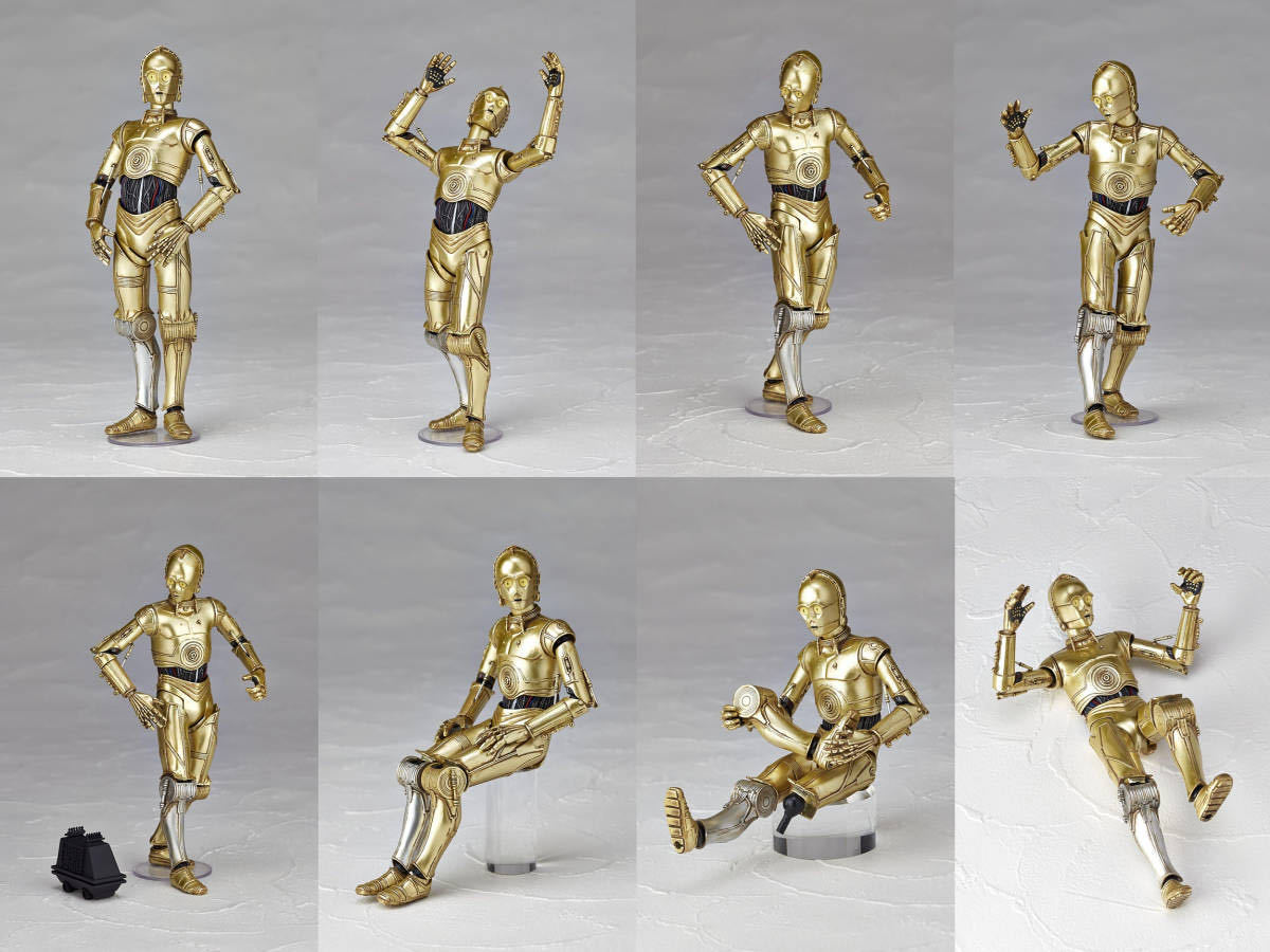 figure complex Star * War z Revoltech C-3PO sheath Lee pi-o- approximately 155mm ABS&PVC made has painted moveable figure 