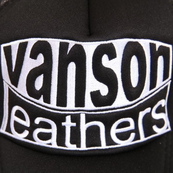 バンソン VANSON 正規品 PUレザー パイピングテープ メッシュキャップ CAP 帽子 LB-199-02010 刺繍 ジャニー 宅配便 送料無料(3)(8)_画像3