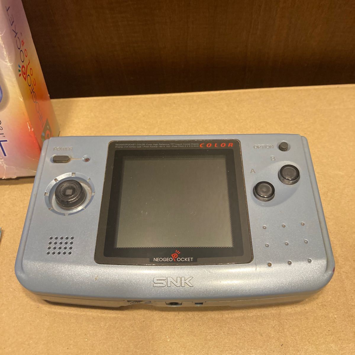 動作品 NGPC ネオジオポケットカラー 本体 プラチナブルー エス 動作品 NGPC ネオジオポケットカラー 本体 プラチナブルー エス