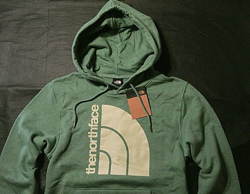 本物正規◆ノースフェイス◆スウェットパーカー JUMBO HALFDOME■XL■緑 DEEP GRASSGREEN■新品 アメリカ限定 N11 裏地起毛