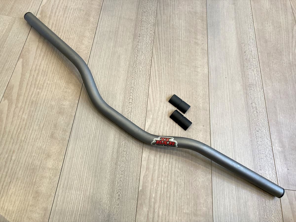  used good WHITE BROTHERS titanium Riser Bar 22.2mm Sim attaching 665mm prompt decision OLD MTB Old MTB