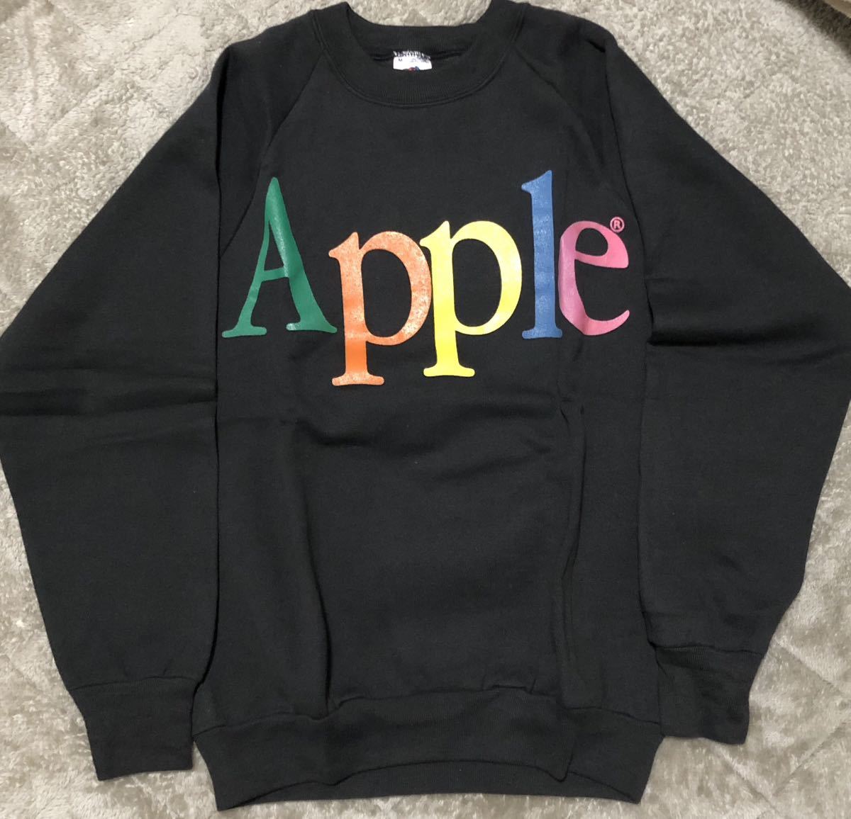 90s Apple Rainbow Spell sweat/アップル レインボー/DEADSTOCK! Apple マック トラヴィススコット 野村訓市