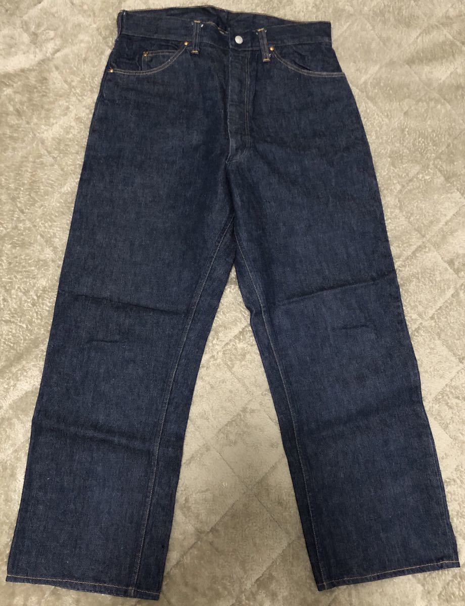 50's 濃紺PENNY'S FOREMOST 5POCKET JEANS W32/片耳！ペニーズ1WASH？の画像6