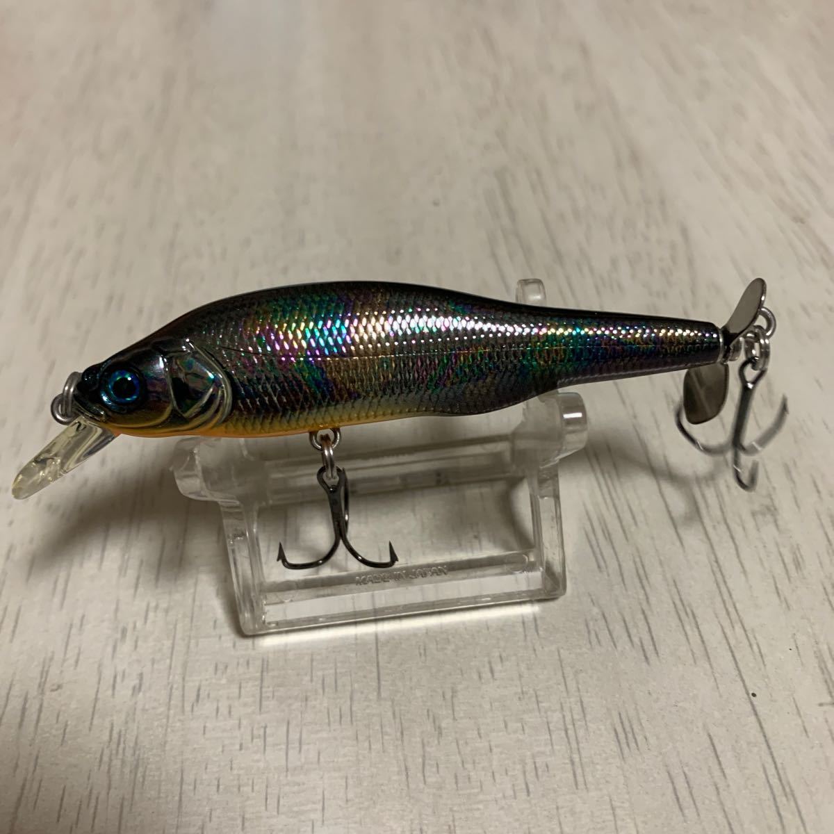 s9 ★美品 Megabass メガバス itoエンジニアリング PROP DARTER x-80 プロップダーターX80 (タマムシ)_画像1