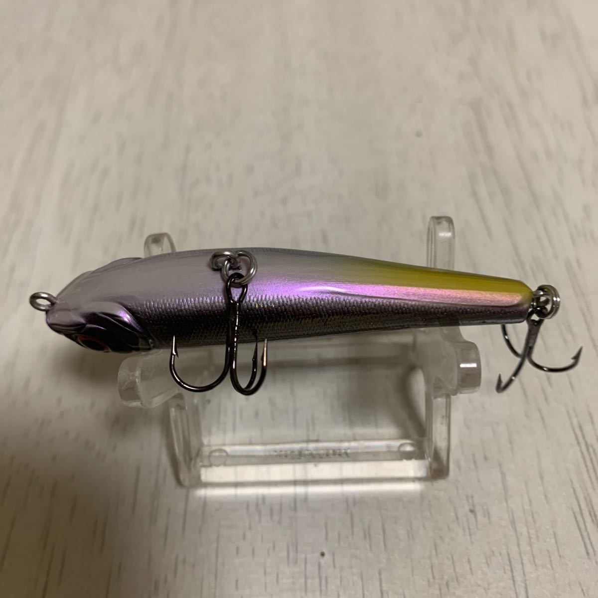 S5 美品★Megabass メガバス DOG-X Jr. COAYU ドッグエックス ジュニア コアユ ドッグX「デッドリーブラックシャッド ？」ペンシルベイト_画像2