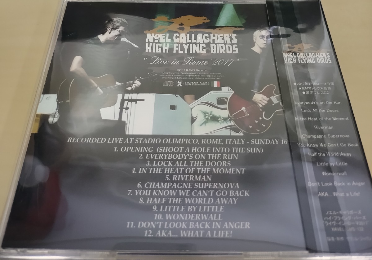 送料無料 Noel Gallagher's High Flying Birds (CD) Live in Rome 2017の画像2