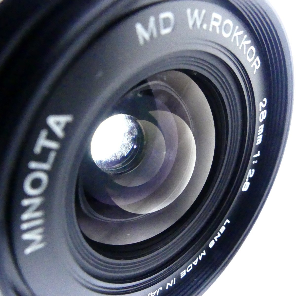 MINOLTA ミノルタ MD W.ROKKOR 28mm F2.8 カメラレンズ USED /2401C_画像4