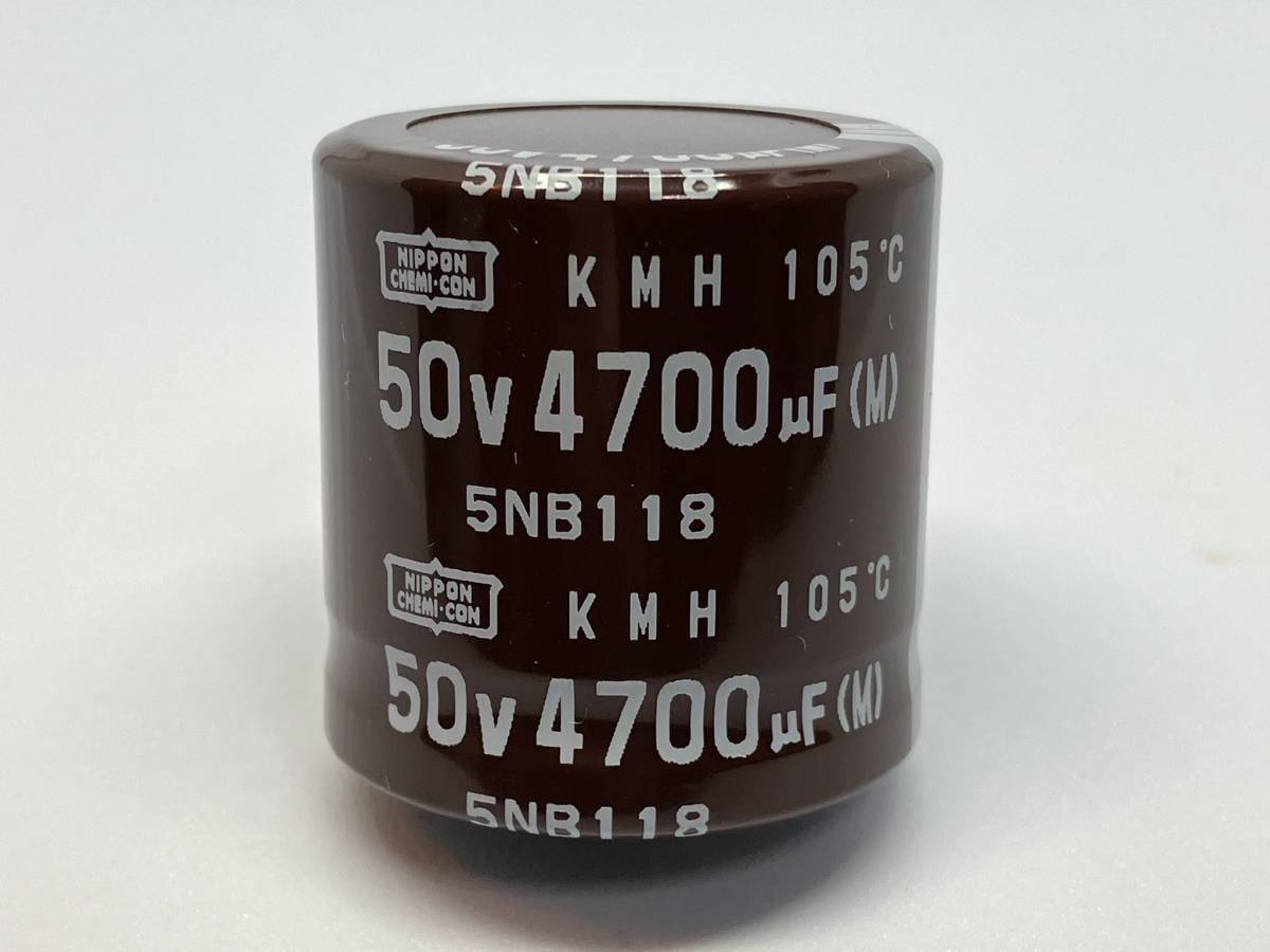 日本ケミコン KMH 50V 4700μF 105℃ 30×30mm 基板自立形 標準品 アルミ電解コンデンサ EKMH500VSN472MR30S_画像1